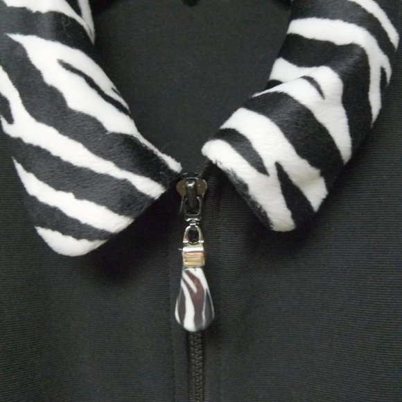 Y2K My Michelle zebra print halter top and flare pants . youth size 12 - Picture 3 of 9